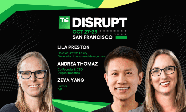 TechCrunch Disrupt 2025 Andrea Thomaz, Lila Preston, Zeya Yang