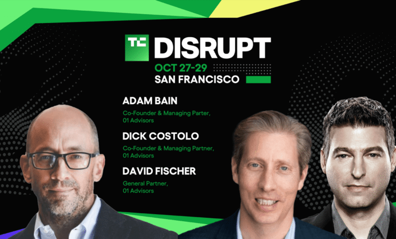 TechCrunch Disrupt 2025 Adam Bain, Dick Costolo, Davis Fischer